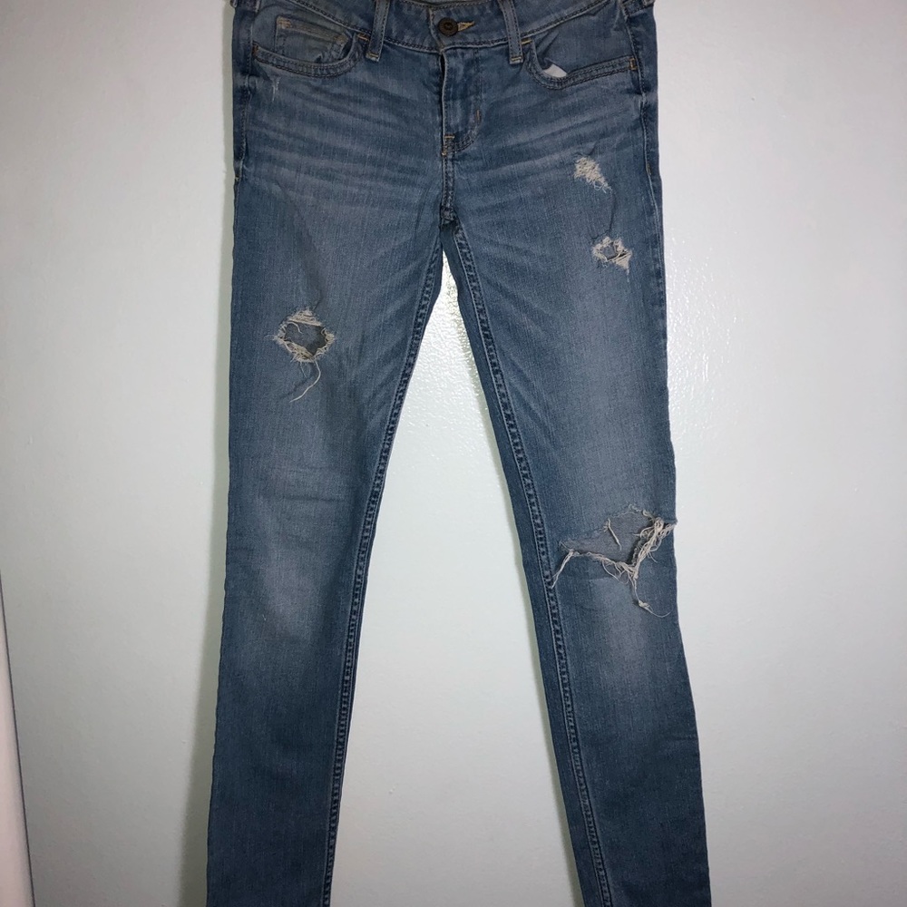 Hollister ripped jeans
